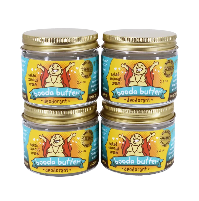 Booda Butter ❤ Deodorant 4-Pack