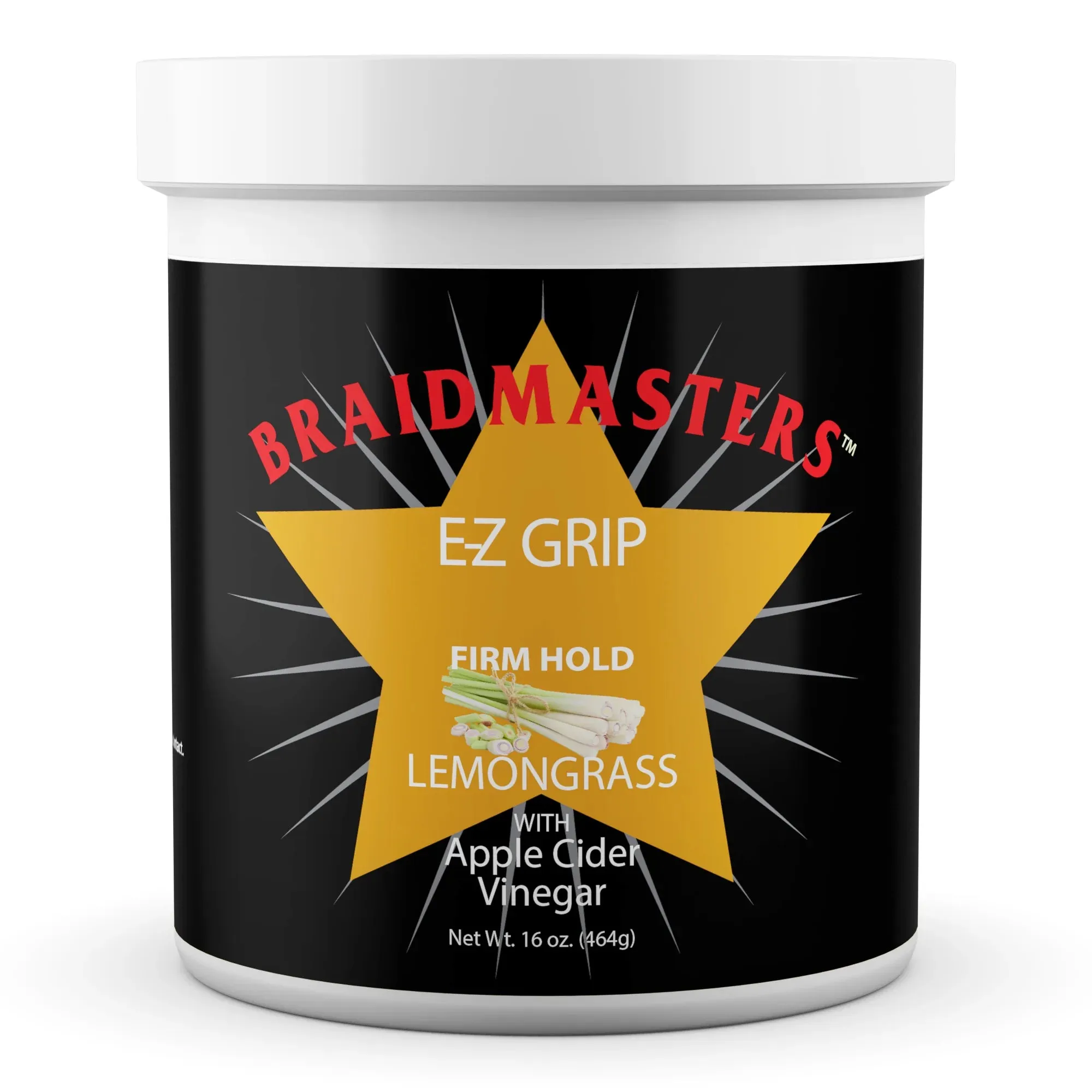 Braid Masters EZ Grip Lemongrass Firm Hold Braid And Loc Gel 232g / 464g