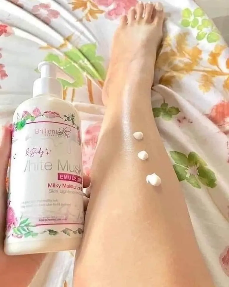 Brilliant Skin White Musk Emulsion Face and Body Lotion