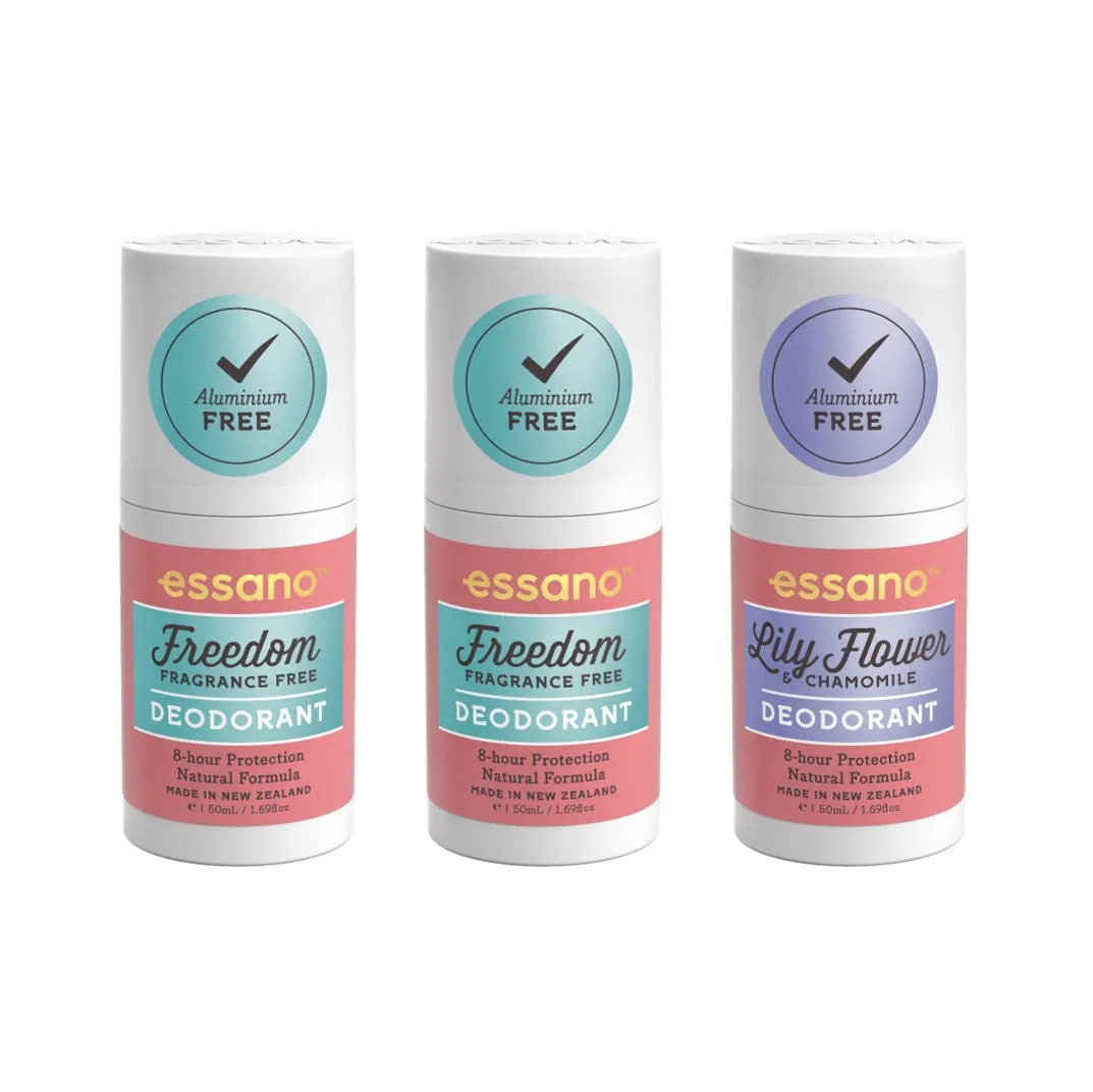 Build Your Own 3-pack Natural Deodorant Bundle