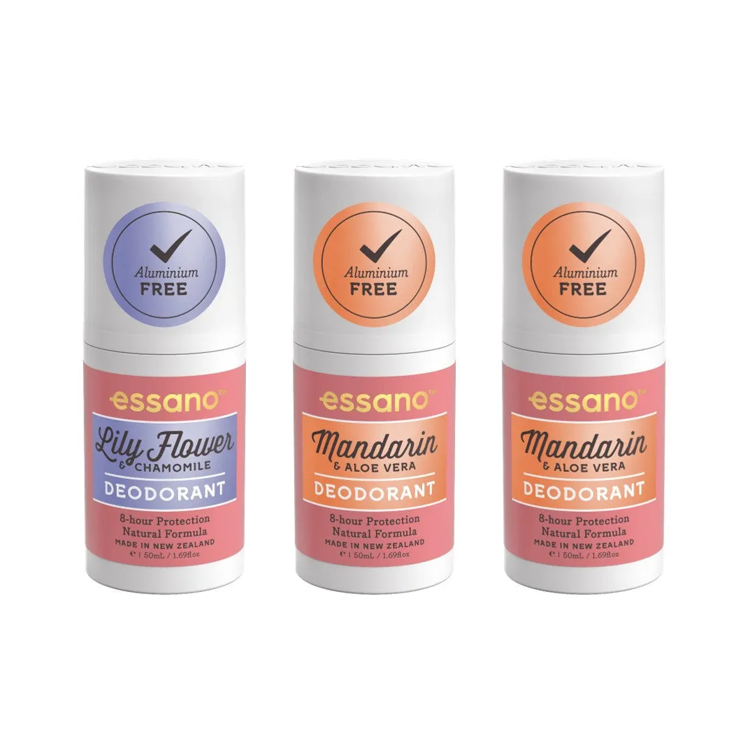 Build Your Own 3-pack Natural Deodorant Bundle