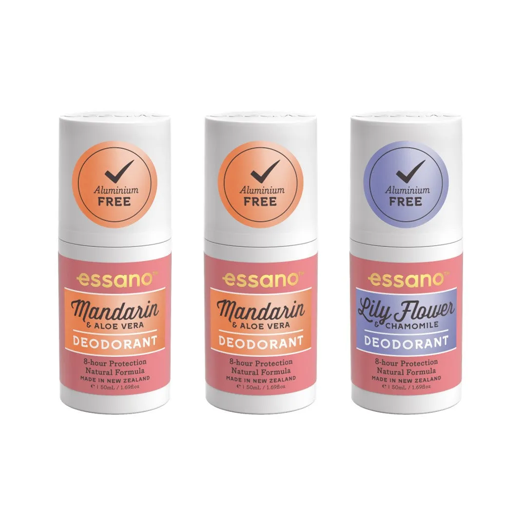 Build Your Own 3-pack Natural Deodorant Bundle