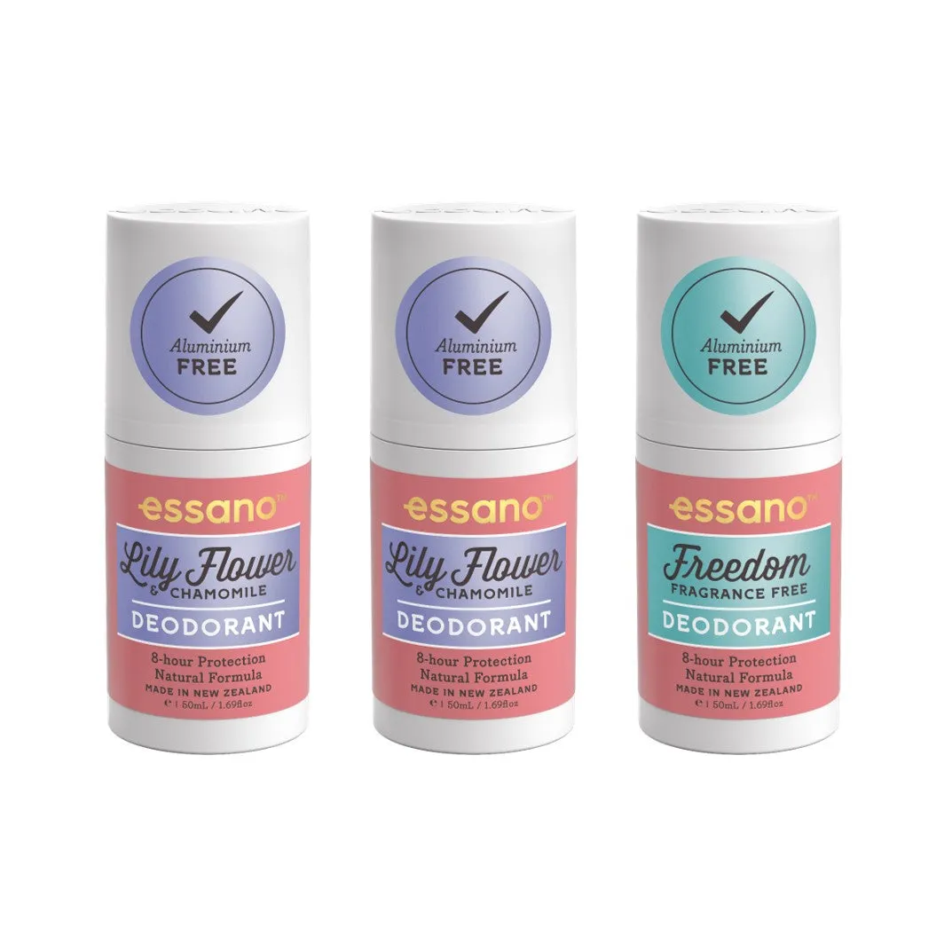 Build Your Own 3-pack Natural Deodorant Bundle