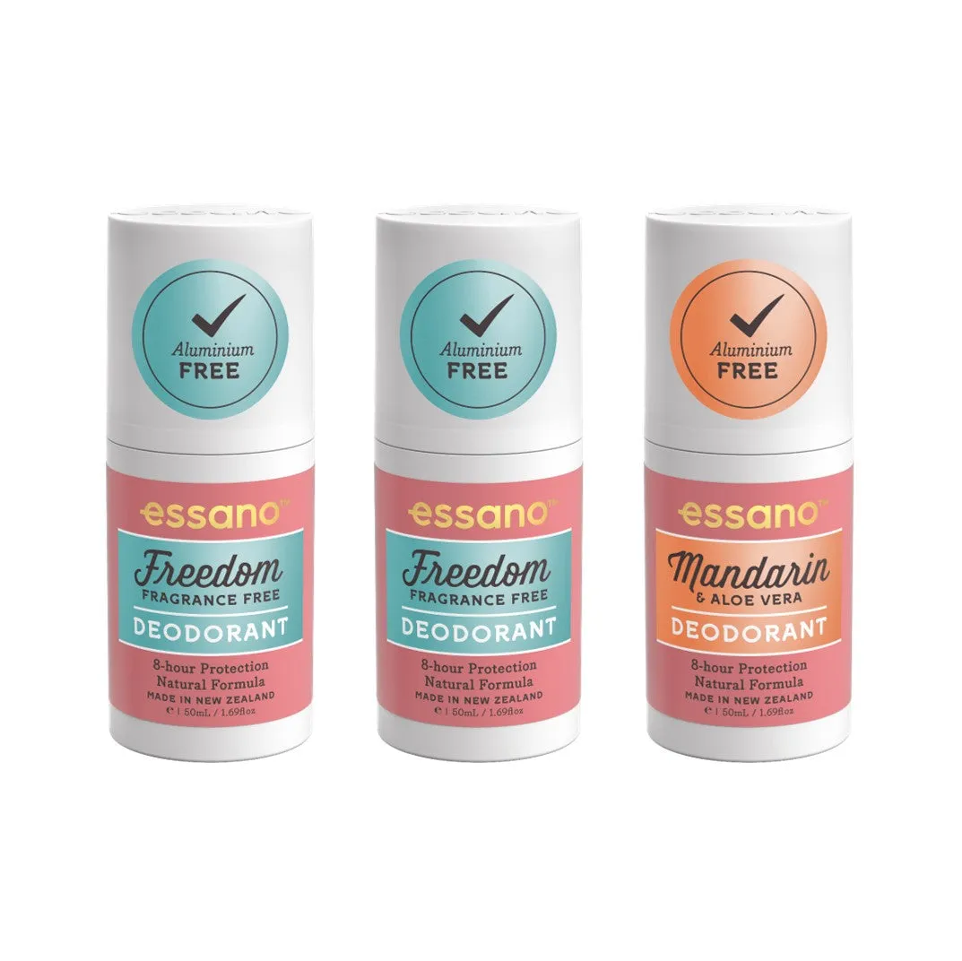 Build Your Own 3-pack Natural Deodorant Bundle