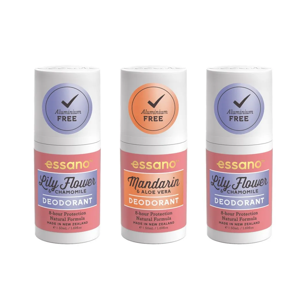 Build Your Own 3-pack Natural Deodorant Bundle