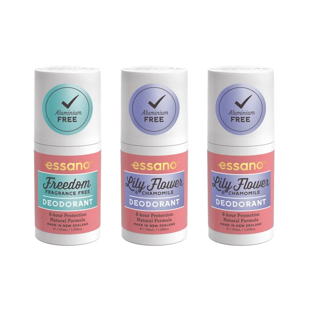 Build Your Own 3-pack Natural Deodorant Bundle