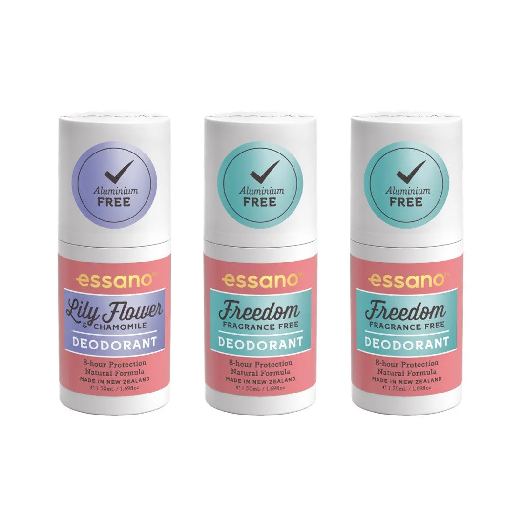 Build Your Own 3-pack Natural Deodorant Bundle