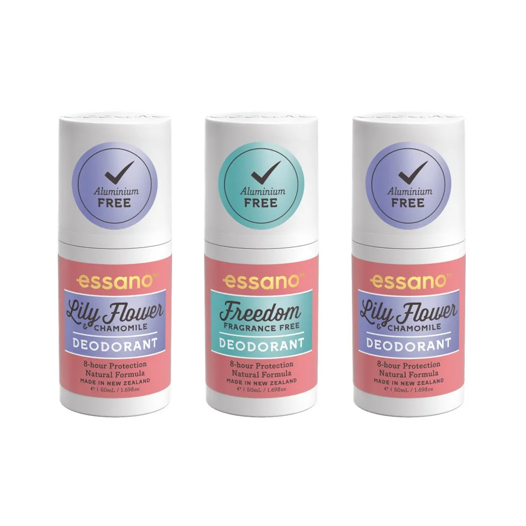 Build Your Own 3-pack Natural Deodorant Bundle