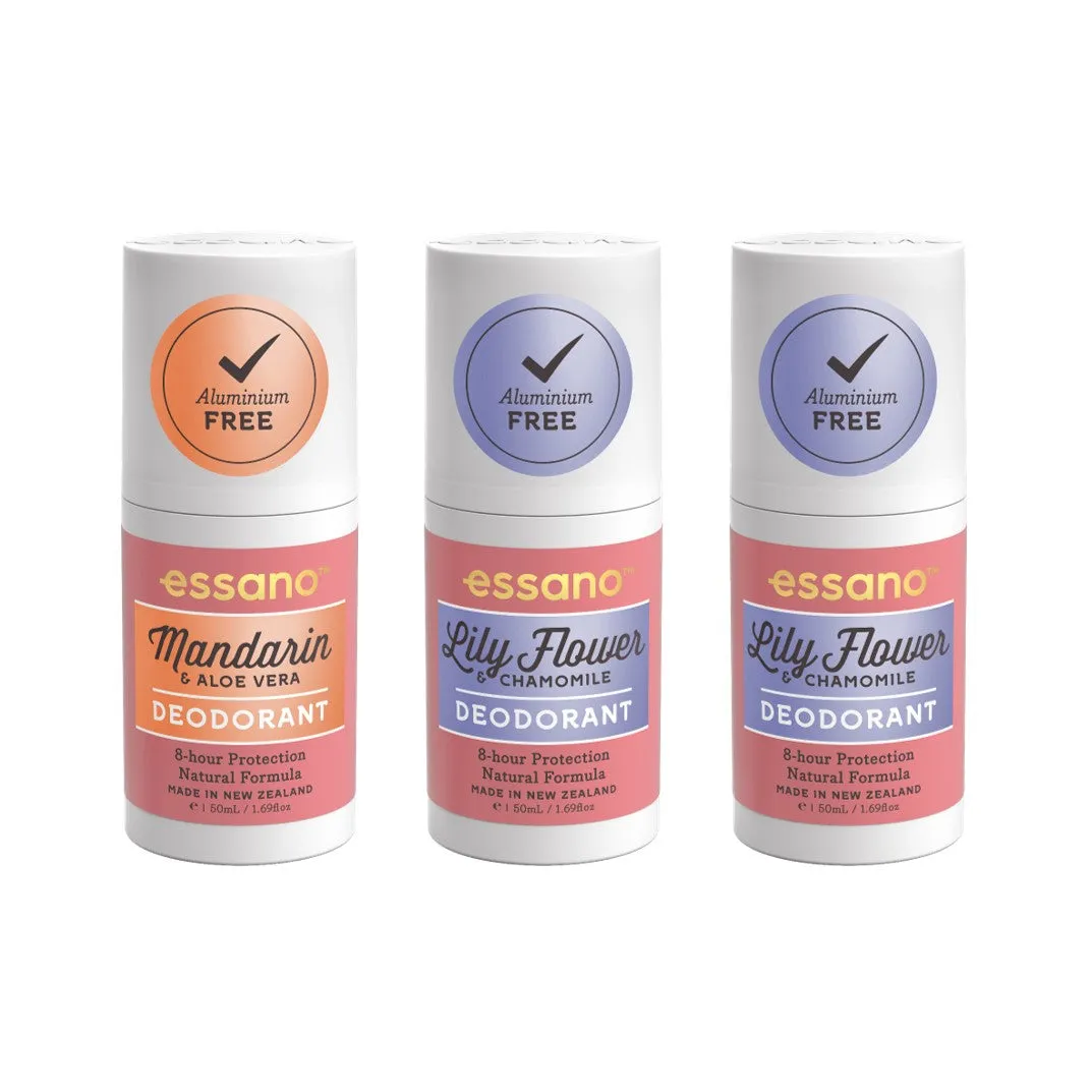 Build Your Own 3-pack Natural Deodorant Bundle
