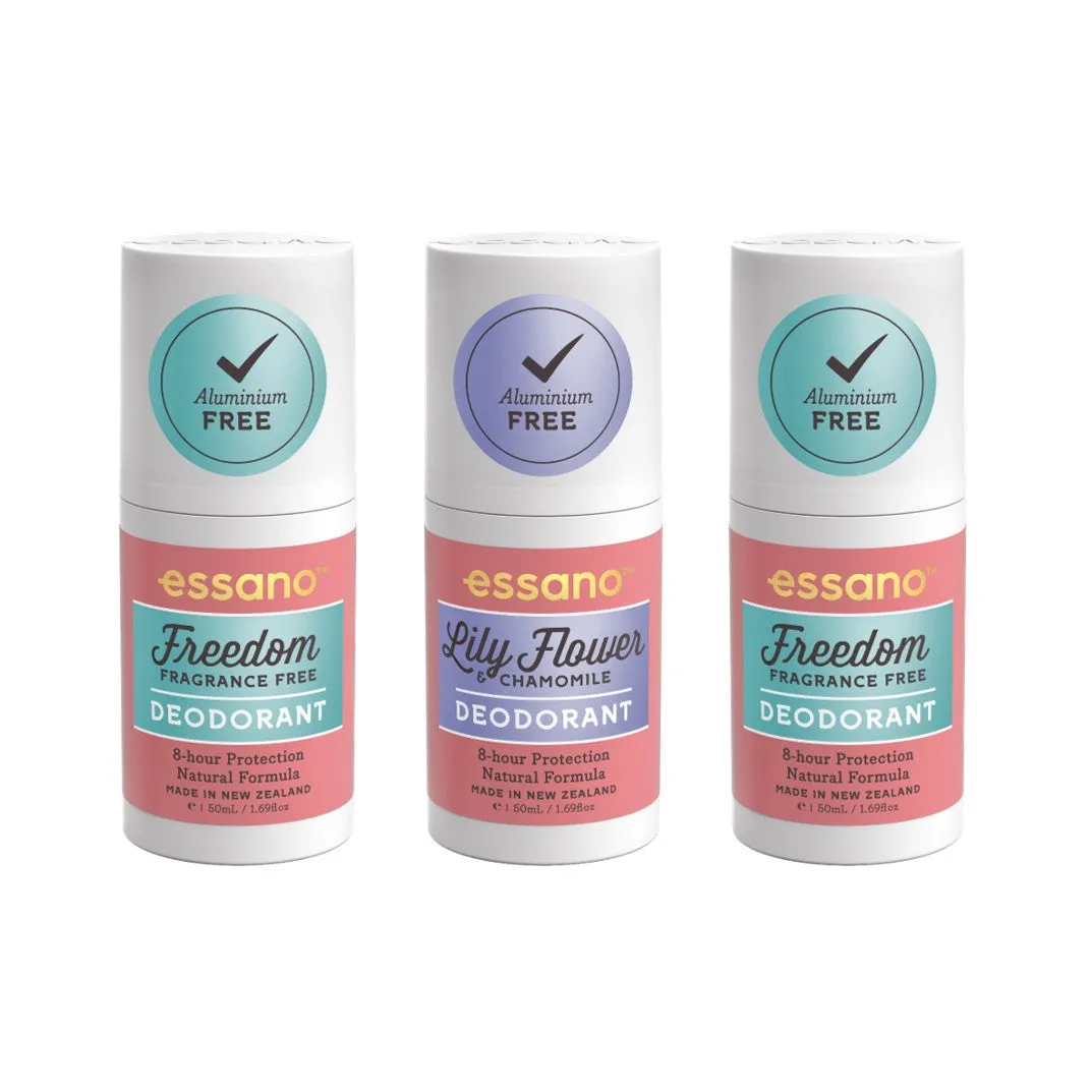 Build Your Own 3-pack Natural Deodorant Bundle