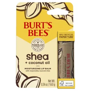 Burts Bee's Shea   Coconut Oil Moisturizing Lip Balm 0.34oz