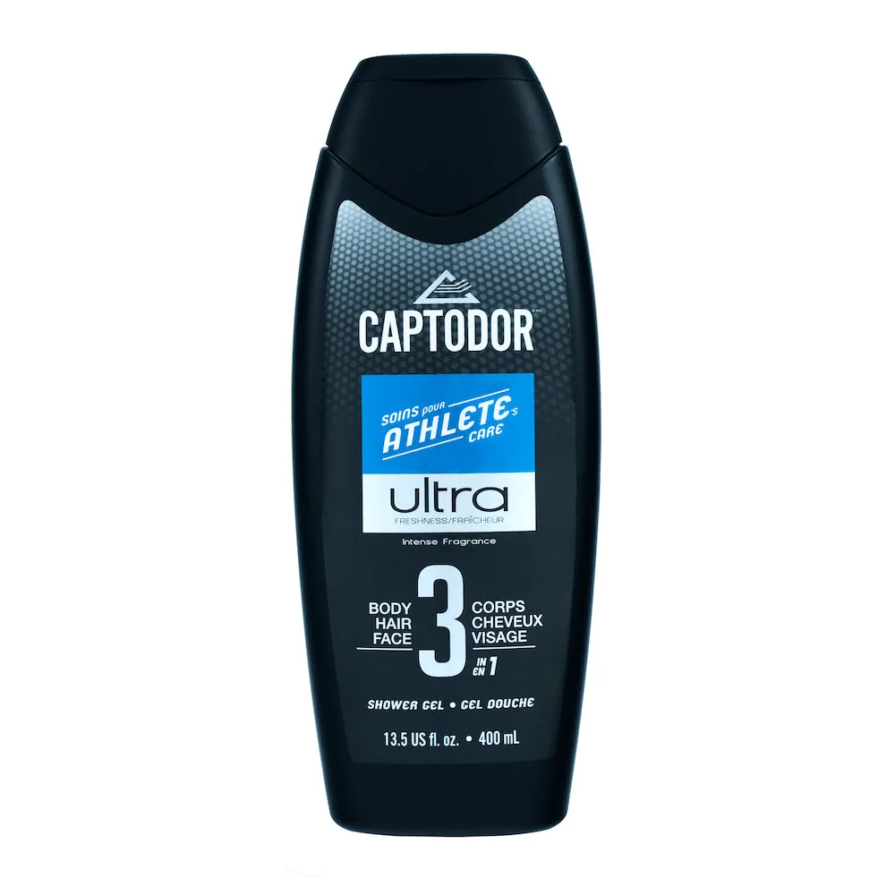 Captodor Athletes Care Shower Gel, 400ml - Ultra
