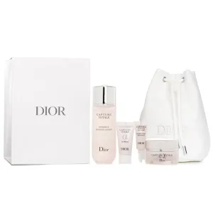 Capture Total Cell Bucket Pouch Mini Set: Intensive Essence Lotion 50ml le Serum 5ml eye Serum 3ml firming Wrinkle Creme 15ml - 4pcs   1bag