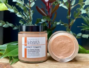 Carrot Tomato Alpha Hydroxy Face Cleanser and Mask