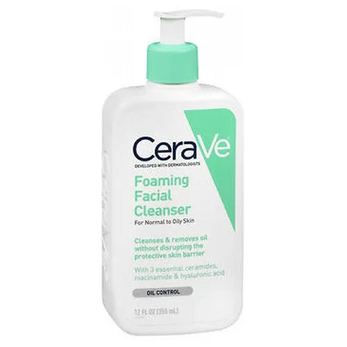 Cerave Foaming Facial Cleanser 12 oz By Cerave