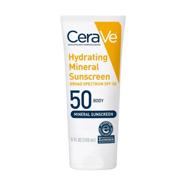 CERAVE HYDRATING MINERAL SUNSCREEN CREAM SPF 50 150ML
