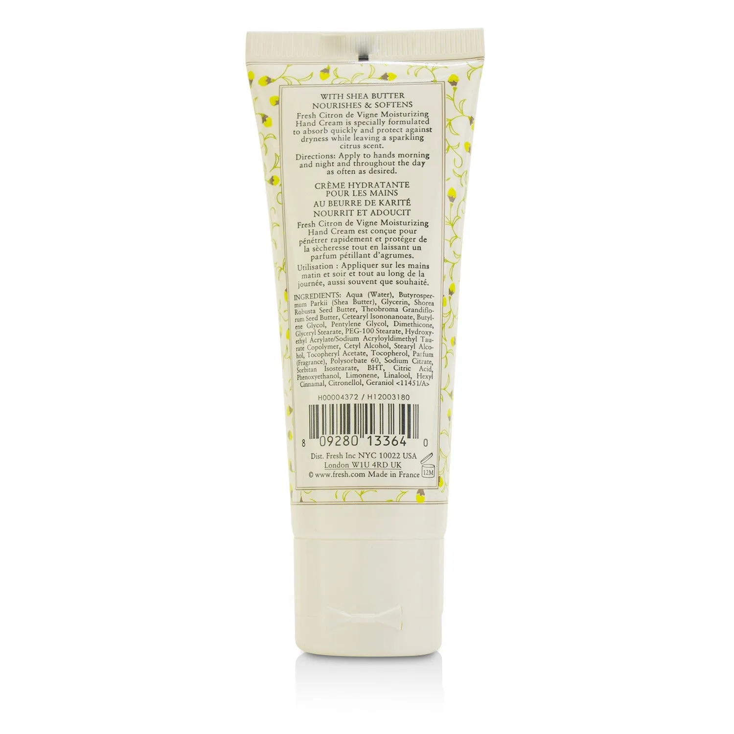 Citron De Vigne Moisturizing Hand Cream