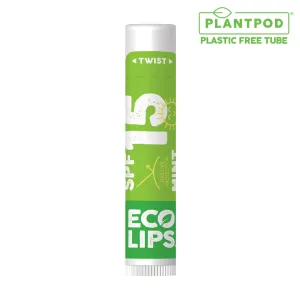 Classic Mint Plant Pod® Broad Spectrum SPF 15 Sunscreen Lip Balm, 0.15 oz.
