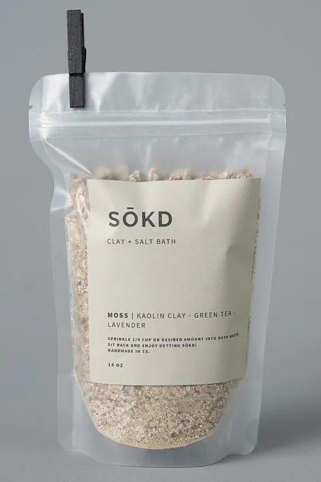 Clay   Salt Bath Powder