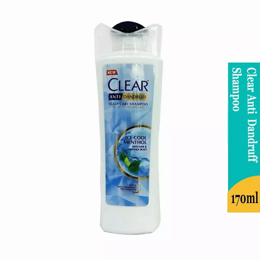 Clear Anti-Dandruff Ice Cool Menthol Shampoo - 170ml
