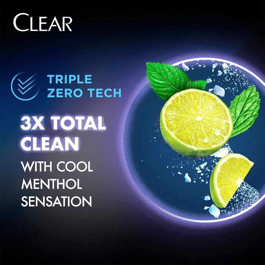 Clear Anti-Dandruff Ice Cool Menthol Shampoo - 170ml