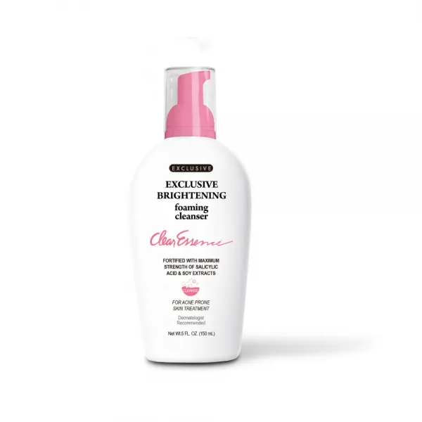 CLEAR ESSENCE EXCLUSIVE BRIGHTENING FOAMING CLEANSER (5 OZ.)