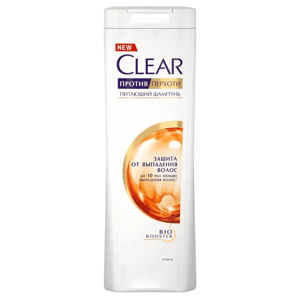 Clear Women's Anti-Dandruff Shampoo Protection Against Hair Loss - 400ml