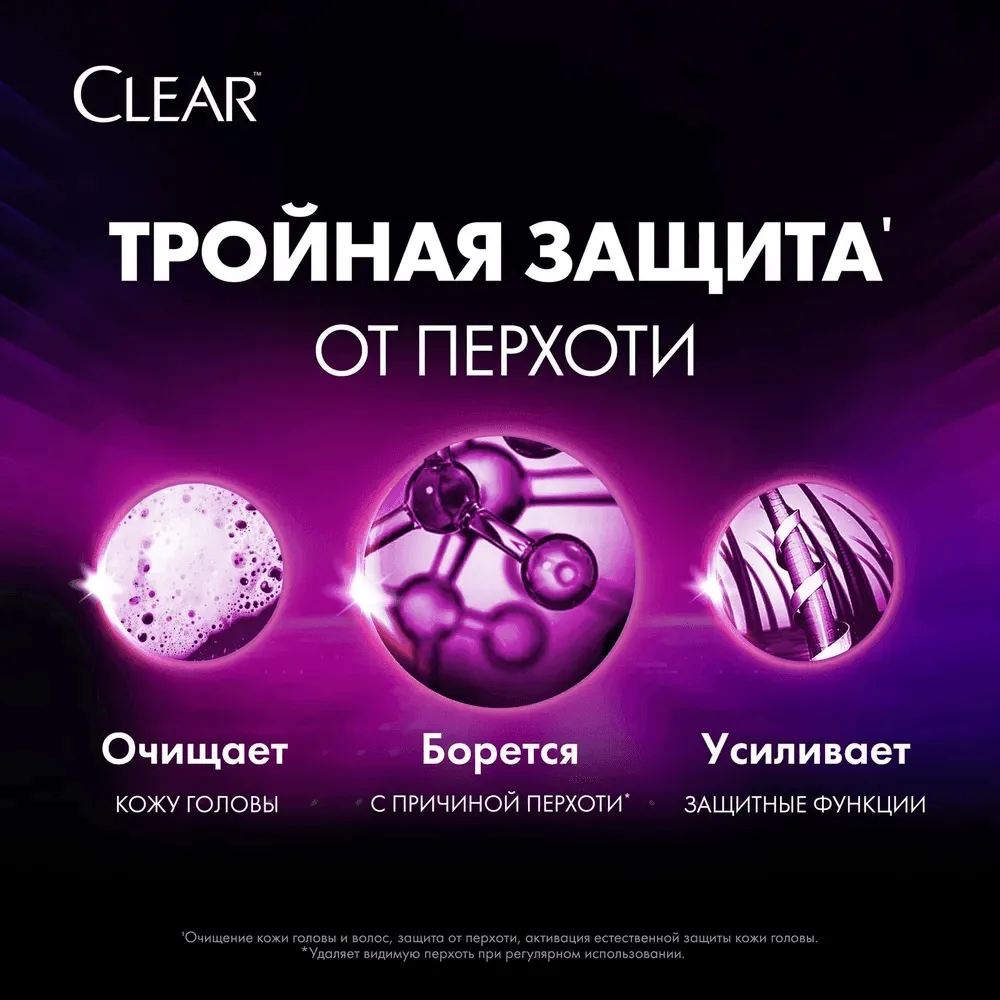 Clear Women's Anti-Dandruff Shampoo Protection Against Hair Loss - 400ml