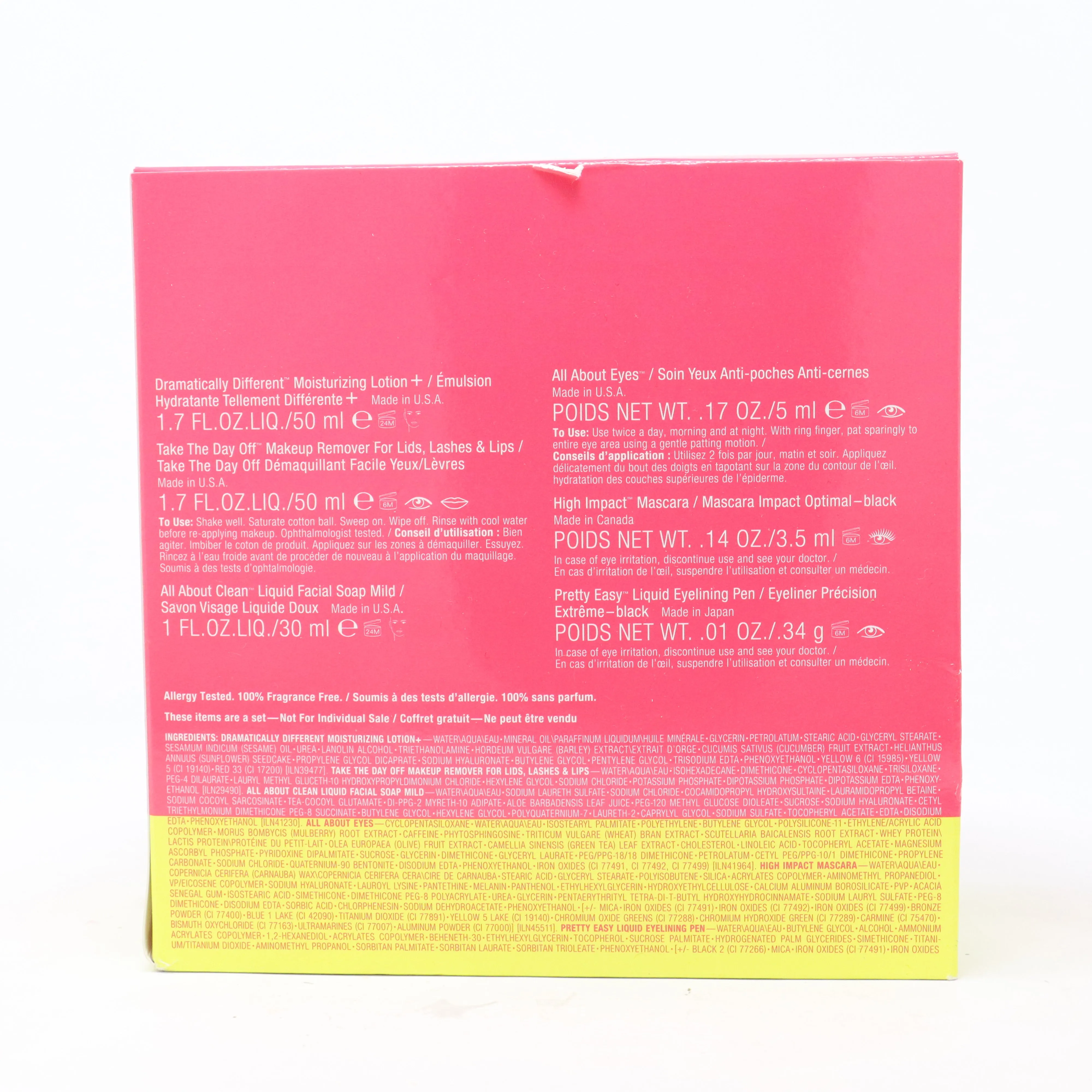 Clinique 6 Pcs Gift Set  / New With Box