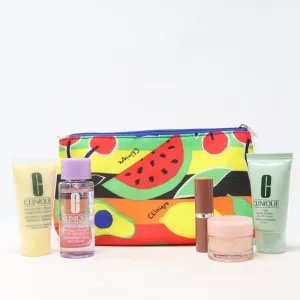 Clinique Skincare And Makeup 6 Pcs Set  / New With Bag