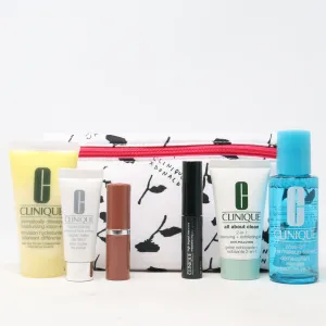 Clinique Skincare And Makeup 7 Pcs Set  / New With Bag