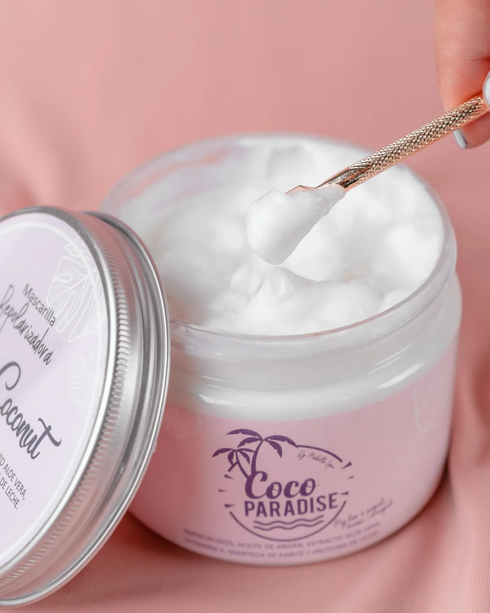 COCO PARADISE Hair Mask & Hair Massager for Hair Growth - Deep Conditioner for Damaged & Dry Hair - 11.8 Fl Oz