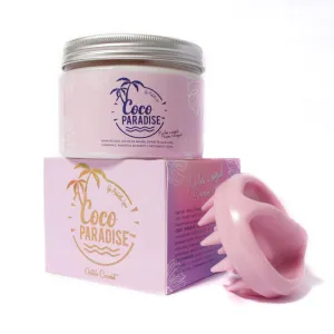 COCO PARADISE Hair Mask & Hair Massager for Hair Growth - Deep Conditioner for Damaged & Dry Hair - 11.8 Fl Oz