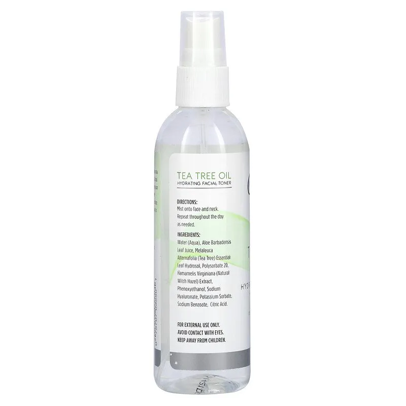 Cococare Tea Tree Oil Hydrating Facial Mist - 4 fl oz - Alcohol Free
