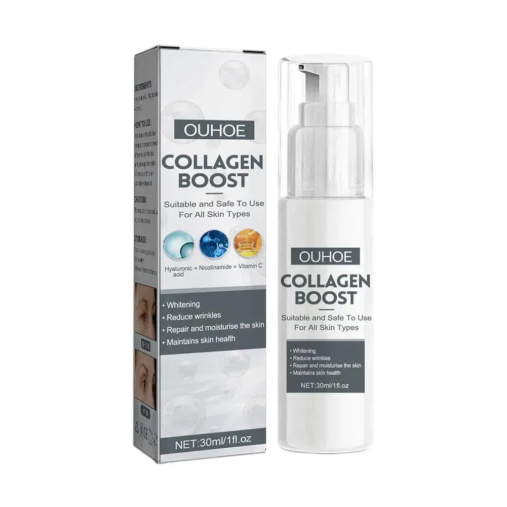 Collagen Boost Serum: Anti-Aging, Dark Spot Corrector, Wrinkle Cream for Women's Face Skin Care.