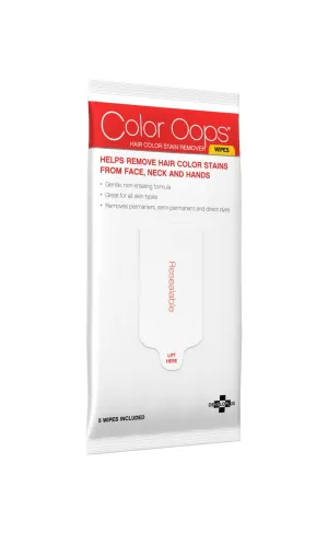 Color Oops Hair Color Stain Remover Wipes