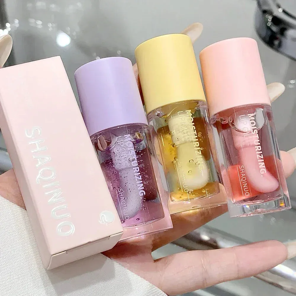 Crystal Clear Fruit Lip Oil: Moisturizing Gloss & Plumper
