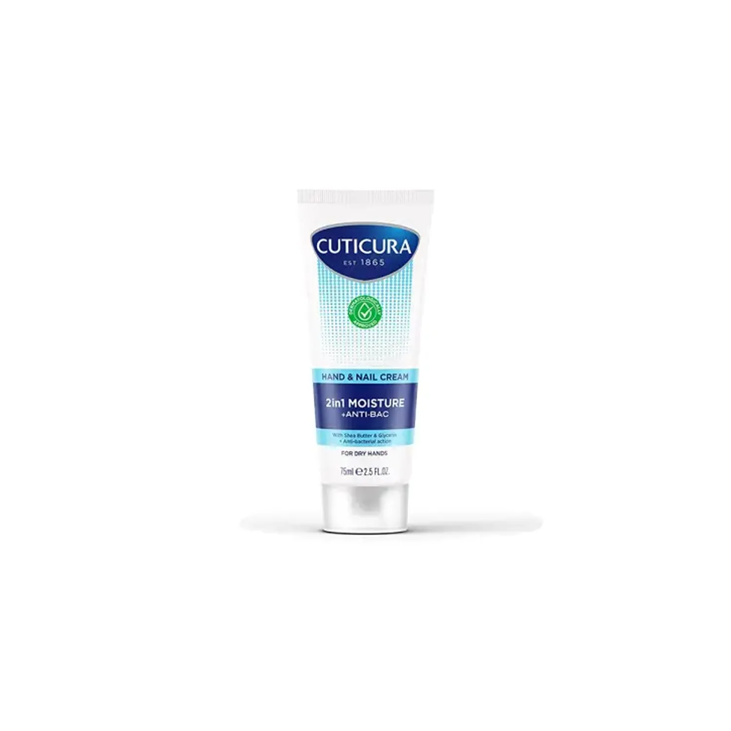 Cuticura - Hand & Nail Cream 2in1 Moisture   Anti-bac 75ml