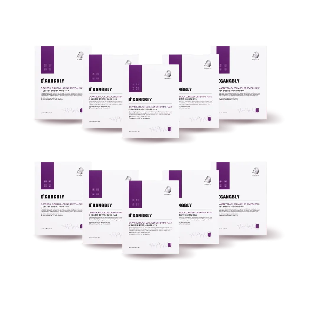 [D GANGBLY] Black Collagen Dr. Revital Mask
