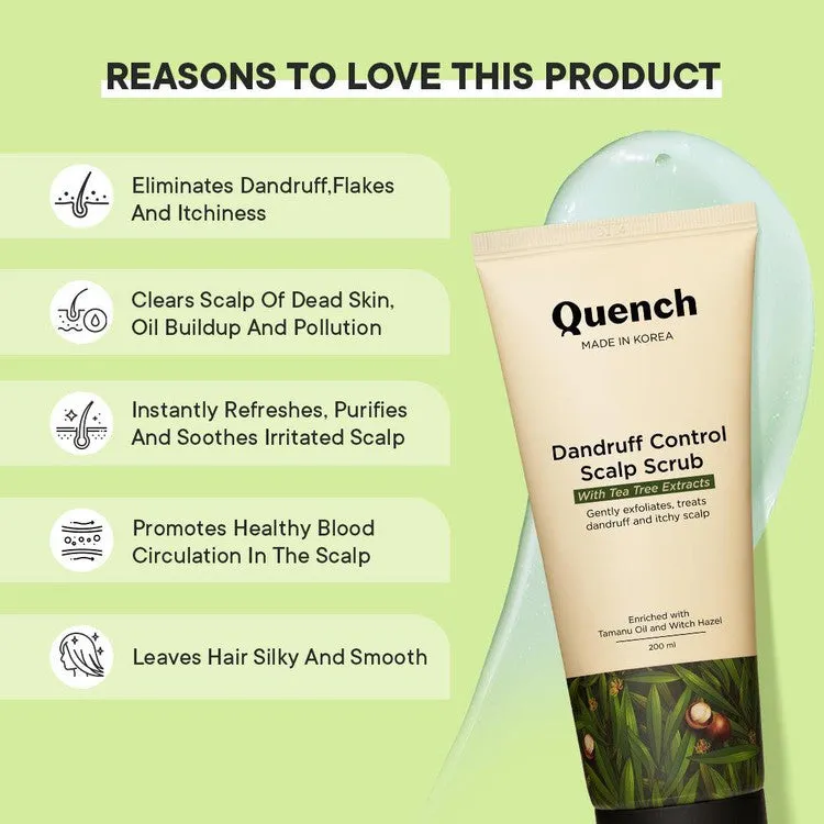 Dandruff Control Scalp Scrub with Tea Tree Extracts - 200 ML