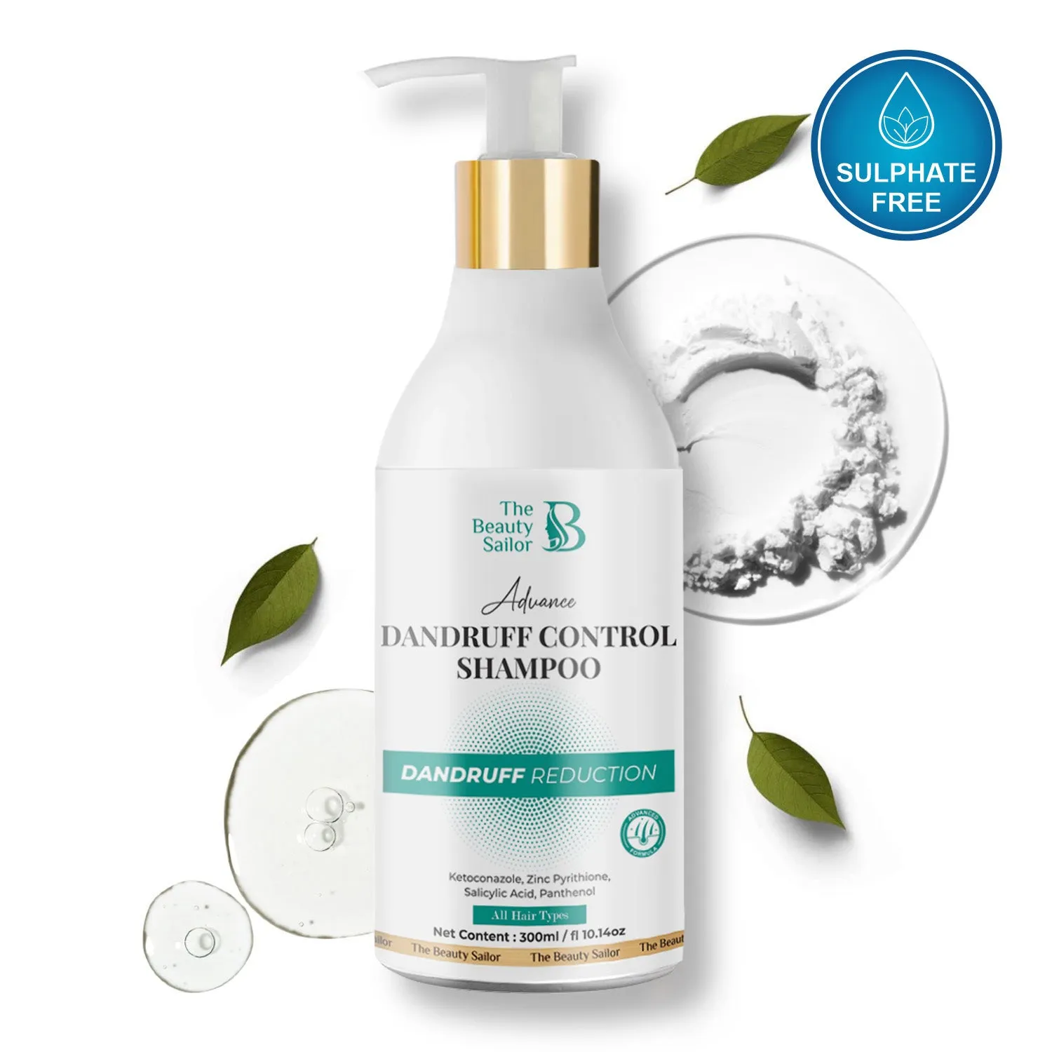 Dandruff Control Shampoo For All Hair Types - 300ml