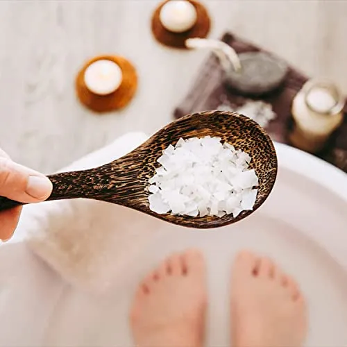 Dead Sea Magnesium Flakes Bath Salts - Superior Alternative to Epsom Salt - Premium Mineral Supplements for Muscle Relief, Aches - Raw and Pure Sourced Natural Salts, Relaxing Bath Foot Soak (5 Lb.)