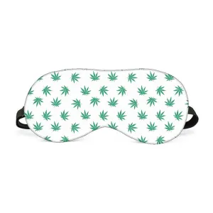 Designer Travel Eye Mask for Sleeping - Leaves - Made in India