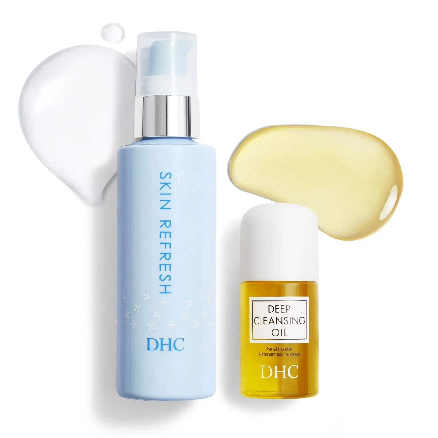 DHC Skin Refresh and Deep Cleansing Oil, 3.38 fl. oz. and 1 fl. oz.