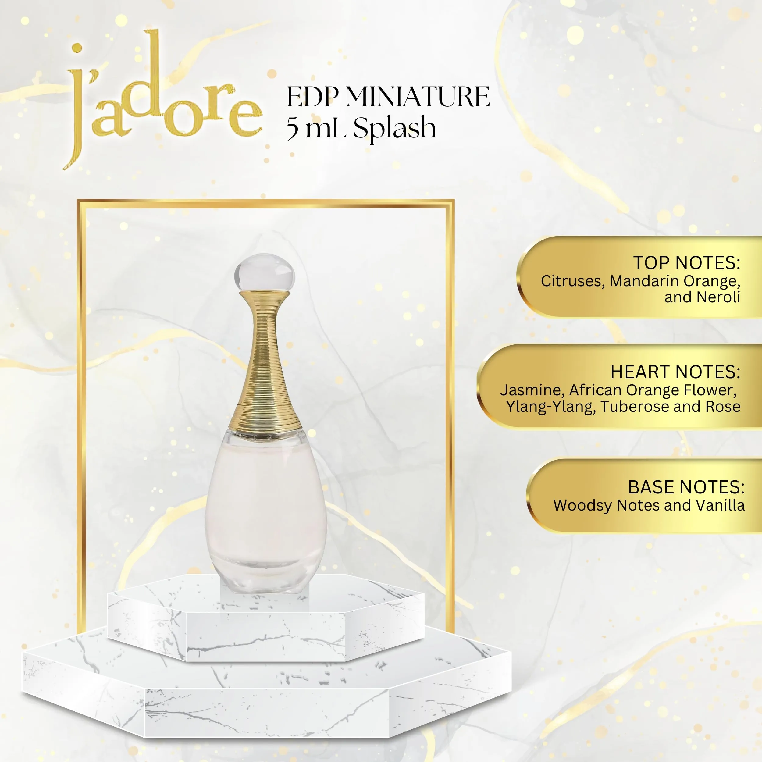 Dior Jadore Eau de Parfum Splash Mini for Women, 0.17 Ounce