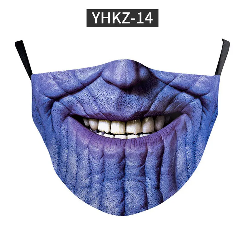 Disposable Dust Face Mask Halloween Fun Printing Mask