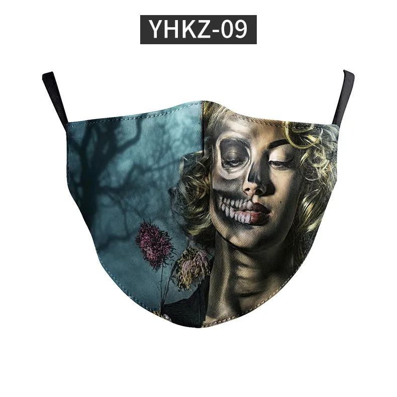 Disposable Dust Face Mask Halloween Fun Printing Mask