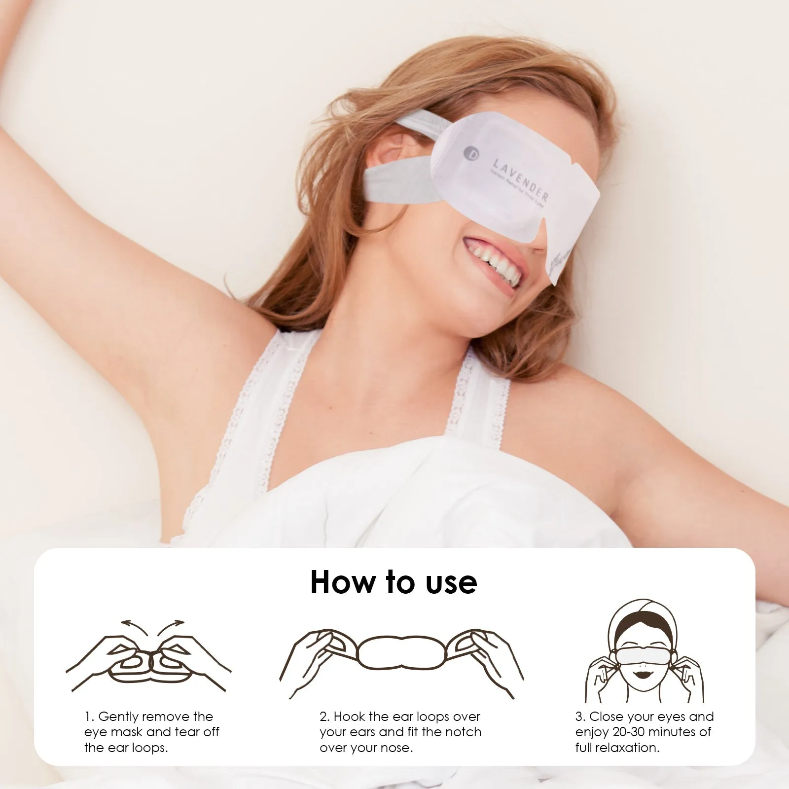 Ditoi Rose Hyaluronic Acid Steam Eye Mask