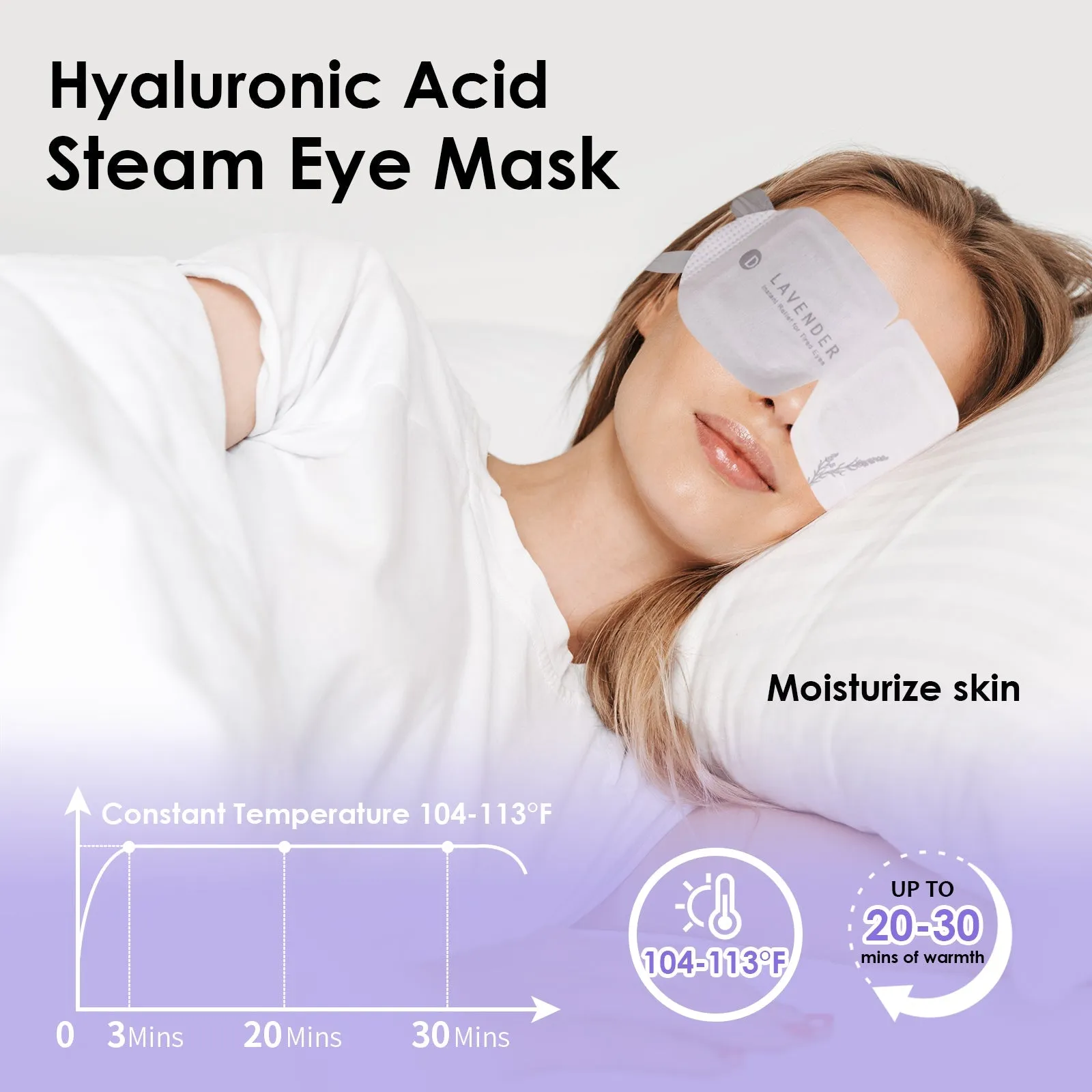 Ditoi Rose Hyaluronic Acid Steam Eye Mask