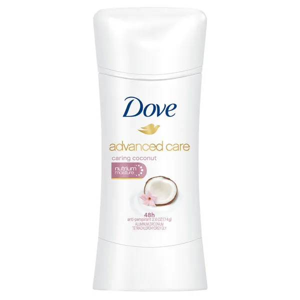 Dove Advanced Care Antiperspirant Deodorant Caring Coconut 2.6 oz